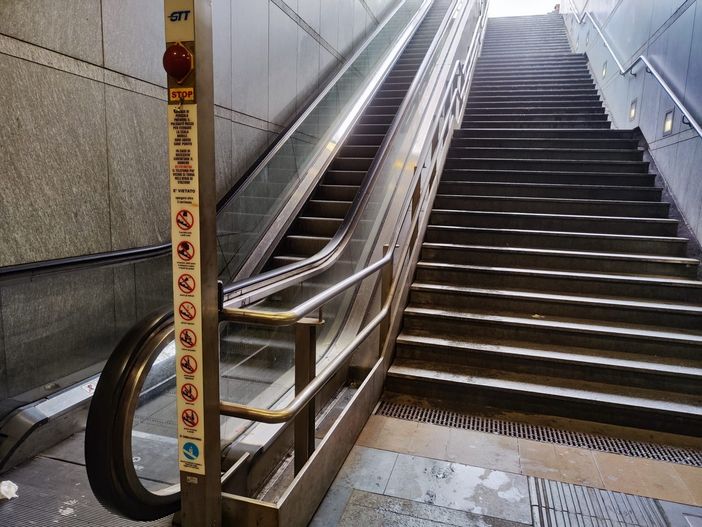 Scale mobili ferme, Iannò (Torino Libero Pensiero): "Ogni giorno mi arrivano segnalazioni" Scale mobili ferme, Iannò (Torino Libero Pensiero): "Ogni giorno mi arrivano segnalazioni"