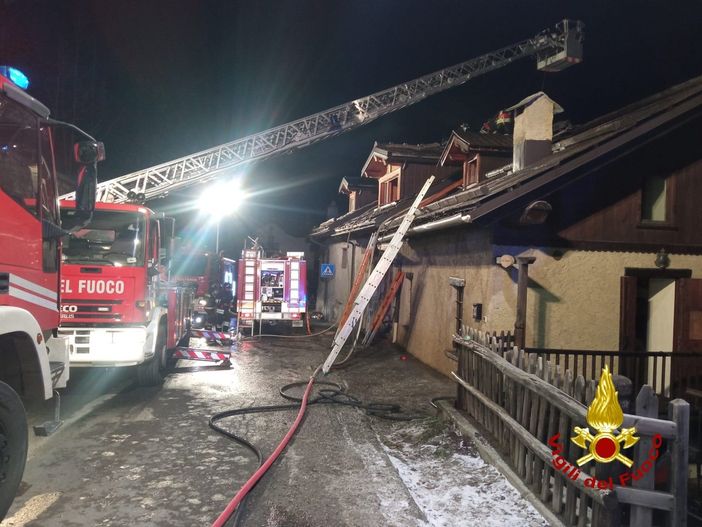 L'incendio a Pragelato