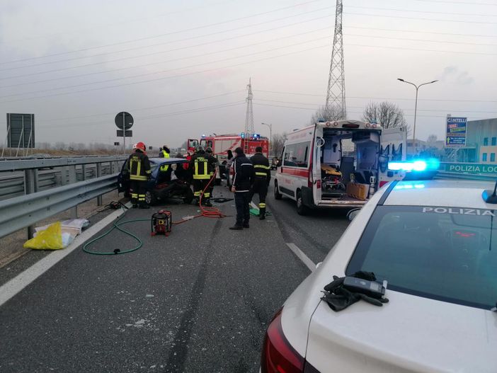 incidente via debouchè a Nichelino