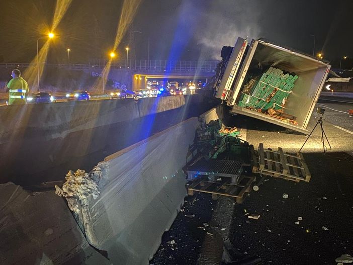 Stupinigi direzione Moncalieri: traffico fermo per l'incidente