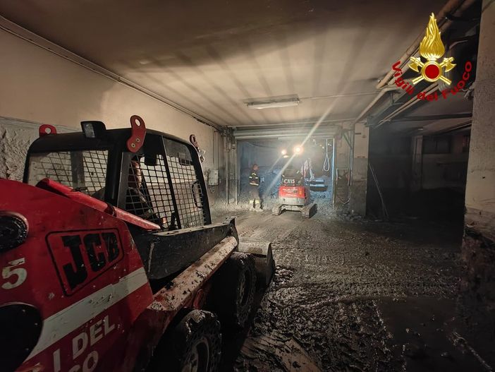 Vigili dal fuoco in azione