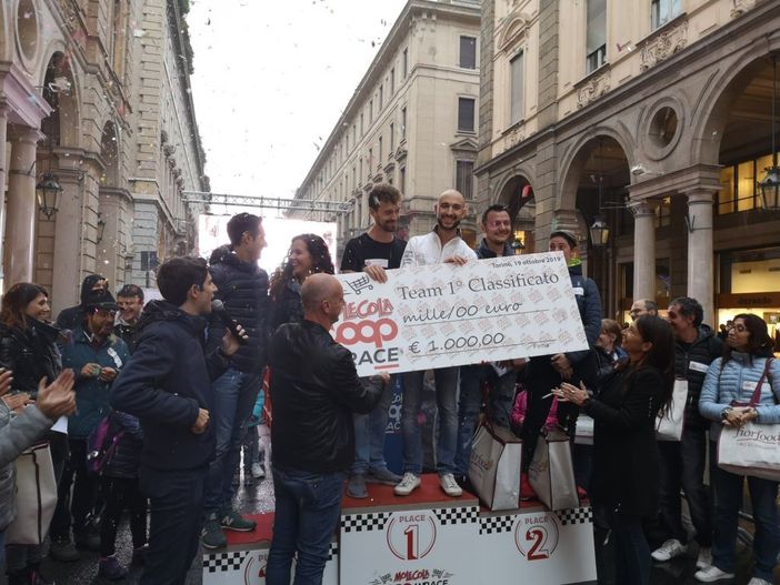 Vittoria bis per la Finale 2019 di Molecola Coop Race, i Ciuchini smilzi si confermano Campioni della Spesa in via Roma a Torino