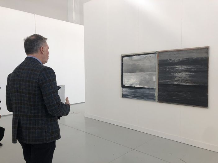 In foto la mostra di Alessandro Scarabello al MEF In foto la mostra di Alessandro Scarabello al MEF