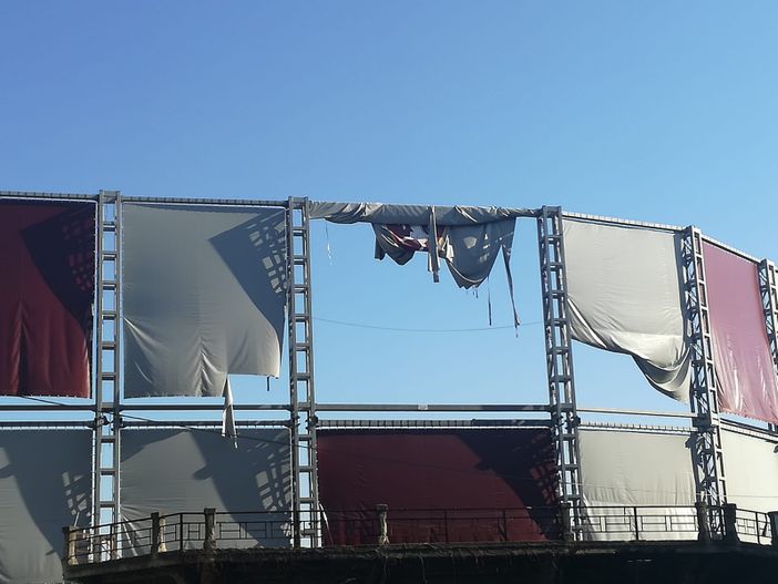 vele rotte allo stadio filadelfia