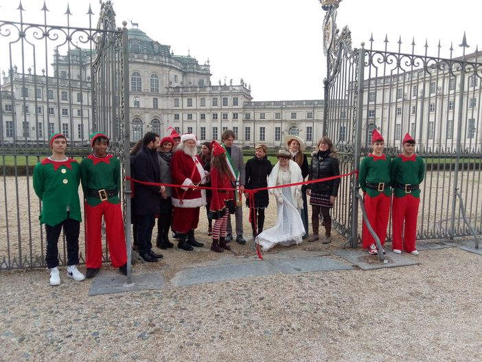 La magia delle feste è già arrivata alla Palazzina di Stupinigi, inaugurato &quot;Natale è Reale&quot;  (FOTO e VIDEO)