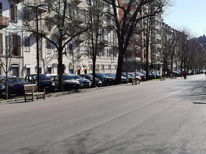 Panchine in corso Marconi Panchine in corso Marconi