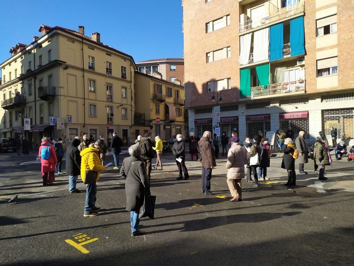 manifestazione del 31 gennaio a Borgo Dora