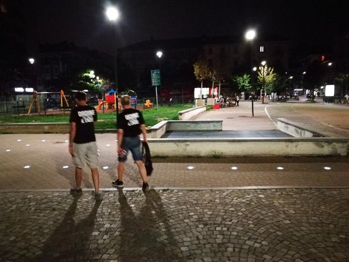 Militanti di Forza Nuova in Campidoglio: "Passeggiata per la sicurezza" contro gli schiamazzi