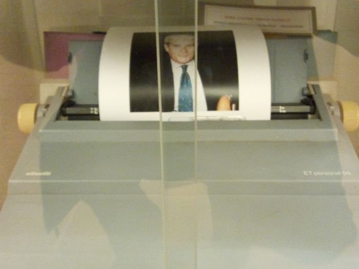 La macchina da scrivere dello storico direttore di Tuttosport che è ospitata al Museo del Grande Torino a Grugliasco La macchina da scrivere dello storico direttore di Tuttosport che è ospitata al Museo del Grande Torino a Grugliasco