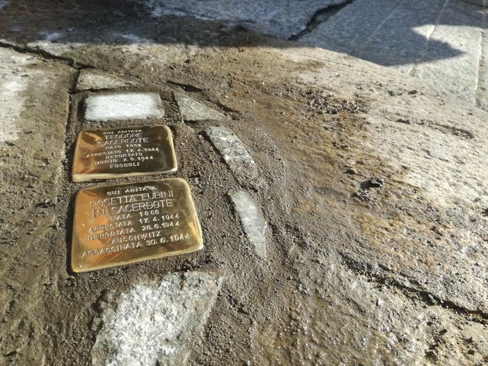 Le pietre d'inciampo nel progetto "Adotta un monumento" Le pietre d'inciampo nel progetto "Adotta un monumento"