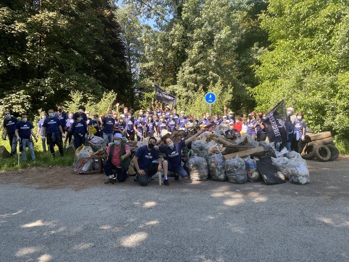 volontari plastic free