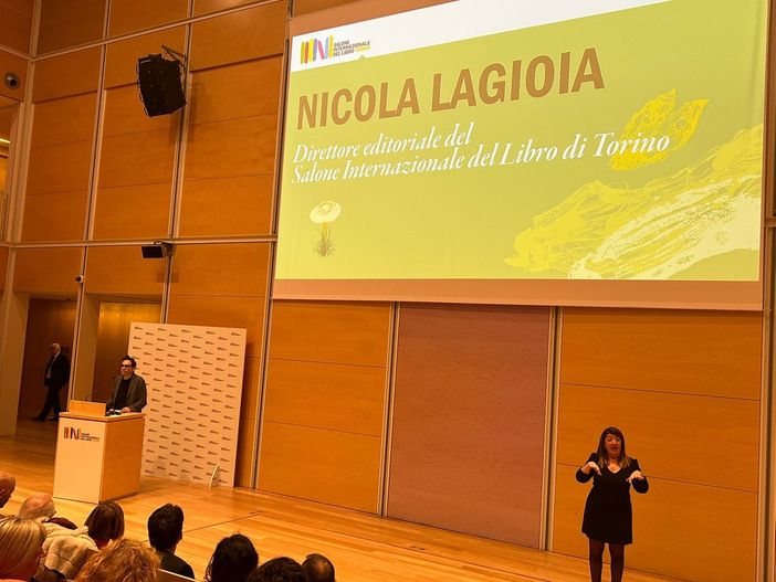 lagioia e presentazione salone 2023 lagioia e presentazione salone 2023