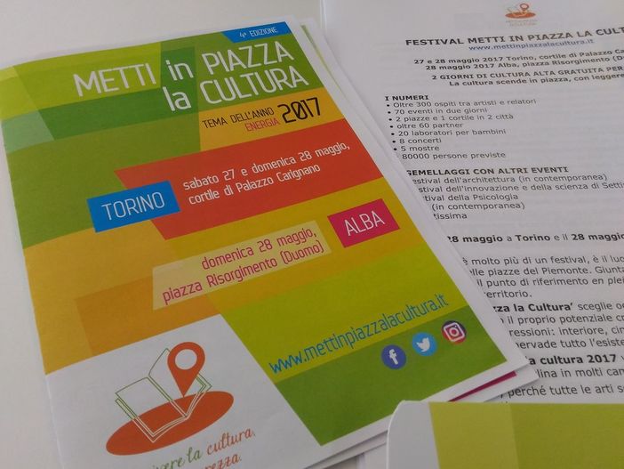 Torino e Alba mettono in piazza la cultura