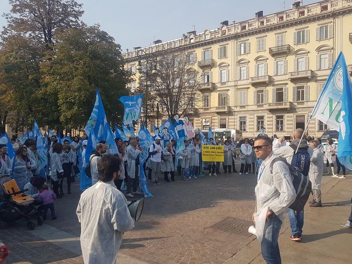Venerdì presidio del Nursind davanti all'ospedale Molinette