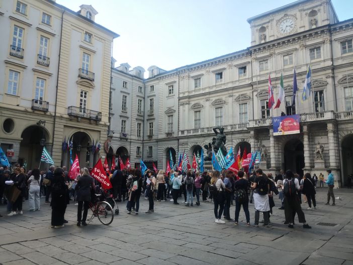 la protesta dei precari del comune la protesta dei precari del comune