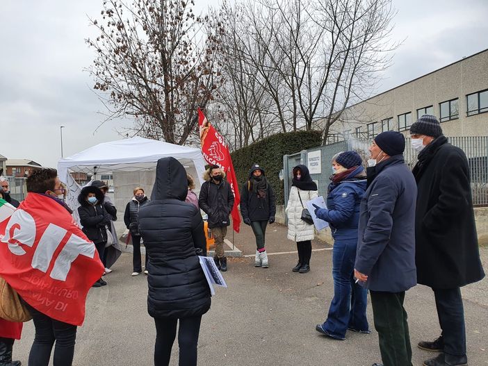 manifestazione di lavoratori