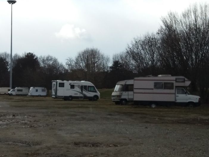 Sgomberato l'accampamento abusivo di nomadi in via Montervedi
