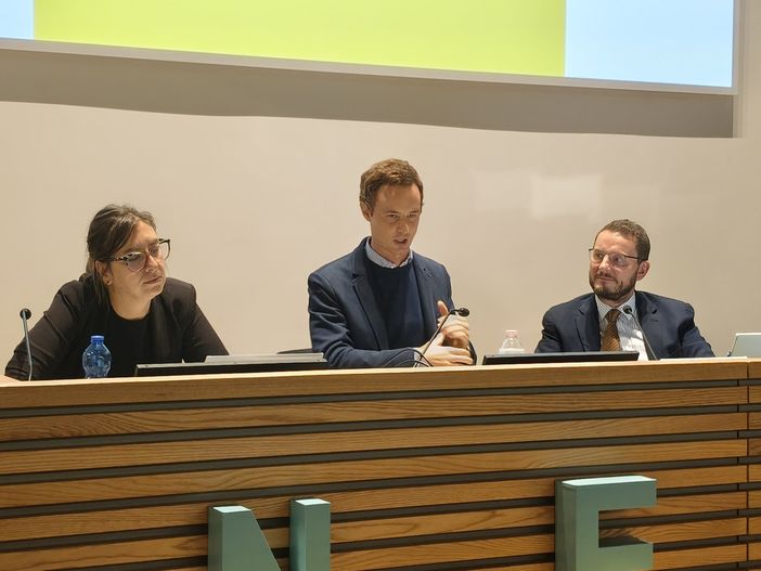 Il capogruppo dei Moderati Simone Fissolo in un recente incontro