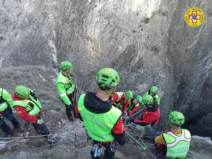 soccorsi escursionista deceduto