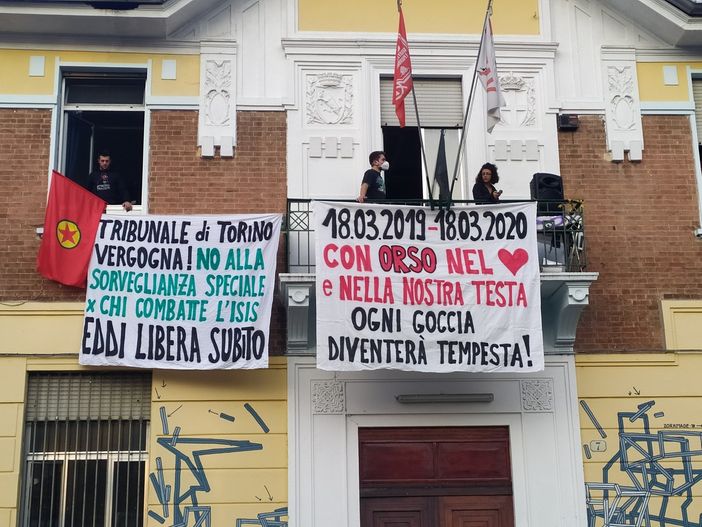 Torino: la solidarietà dello Spazio Popolare Neruda a Eddi, nel ricordo di Orso
