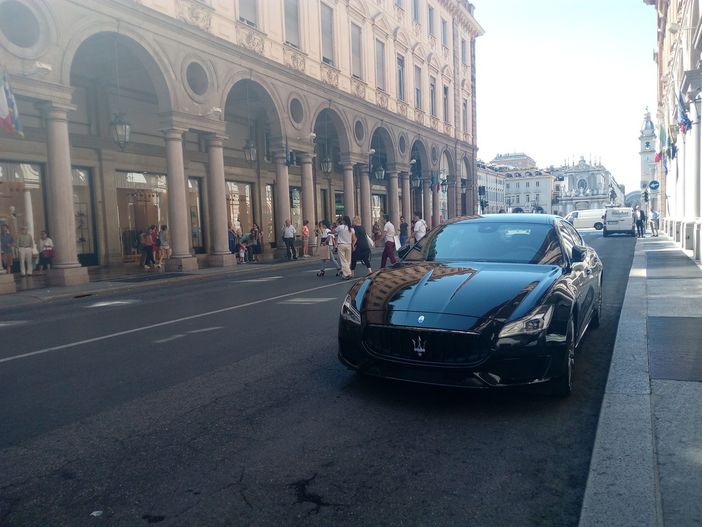 Il centro di Torino diventa set a cielo aperto per la Maserati