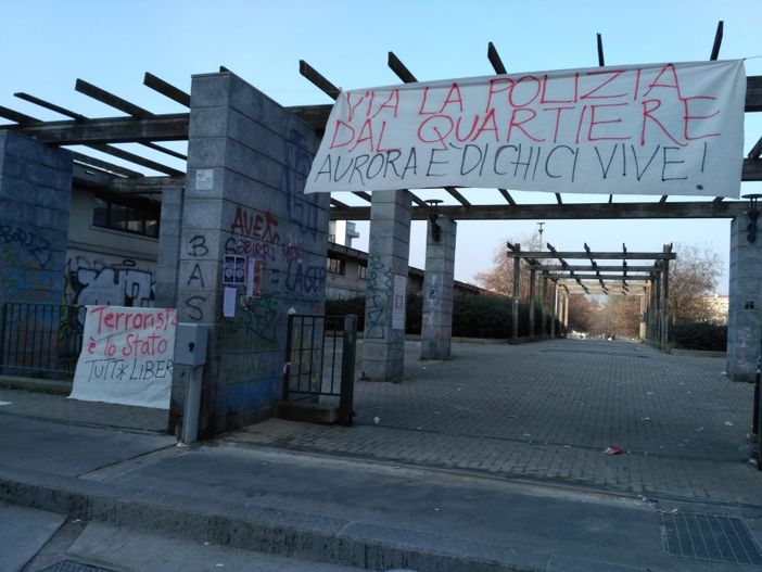 Uno degli ingressi del giardino Mtc