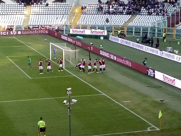 Zaza e Ansaldi placano la contestazione, seconda vittoria consecutiva per il Toro