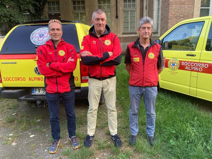 I vertici del Soccorso Alpino Piemontese