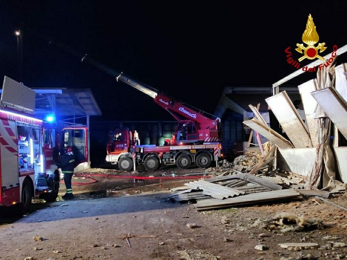 vigili del fuoco a Piossasco