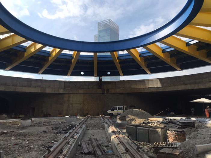 Sottopasso Lingotto, in corso la costruzione della maxi rotonda su due livelli: è un'opera unica in Europa