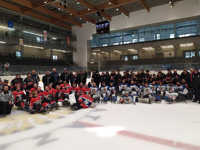 Trionfo dell'Italia al 9° Torneo Internazionale di Para-Ice Hockey di Torino (Foto)