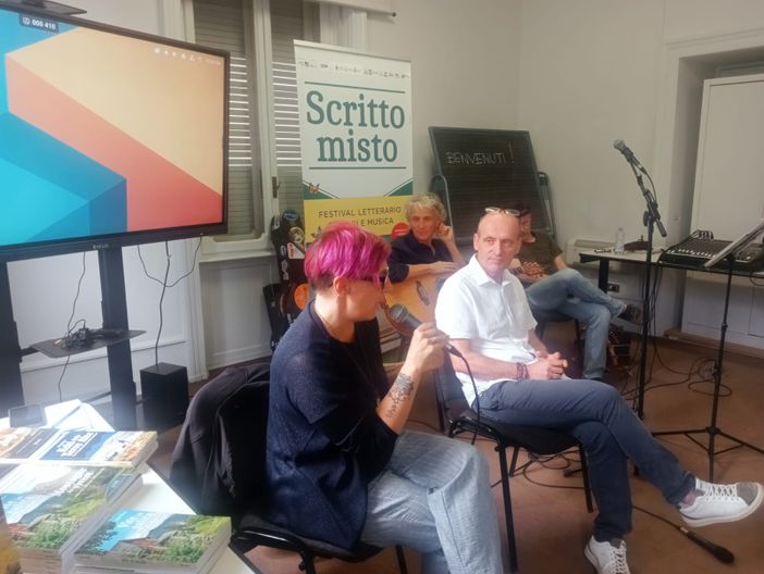 Incontro con Cinzia Dutto, la scorsa domenica, a Perosa Argentina