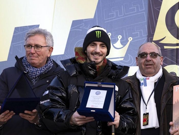 premiazione di Pecco Bagnaia