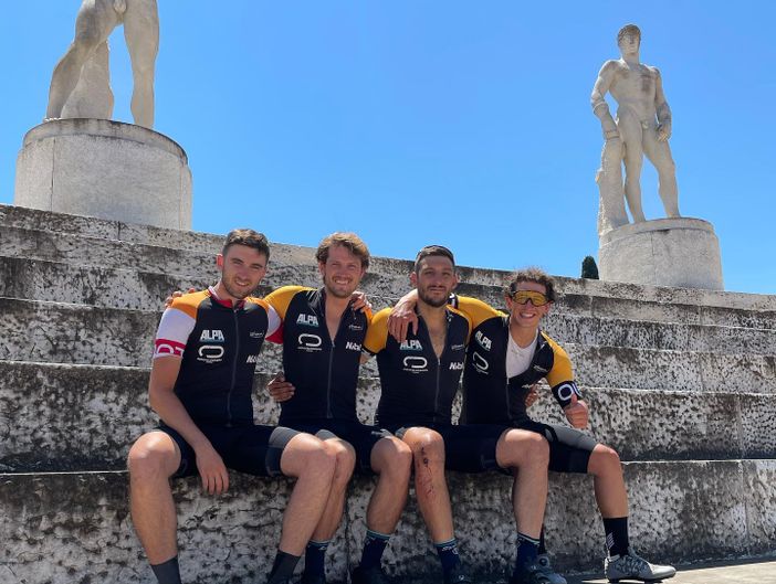 Da sinistra Comotto, Laborne, Lodi e Giaccone