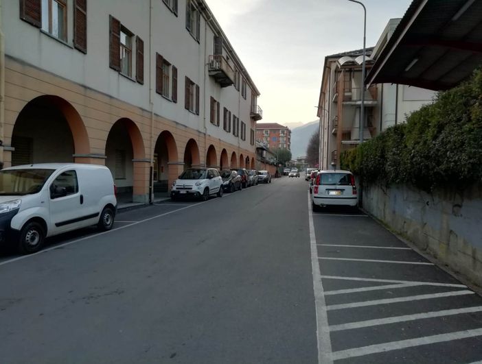 L’area retrostante il municipio, dove c’è la biblioteca