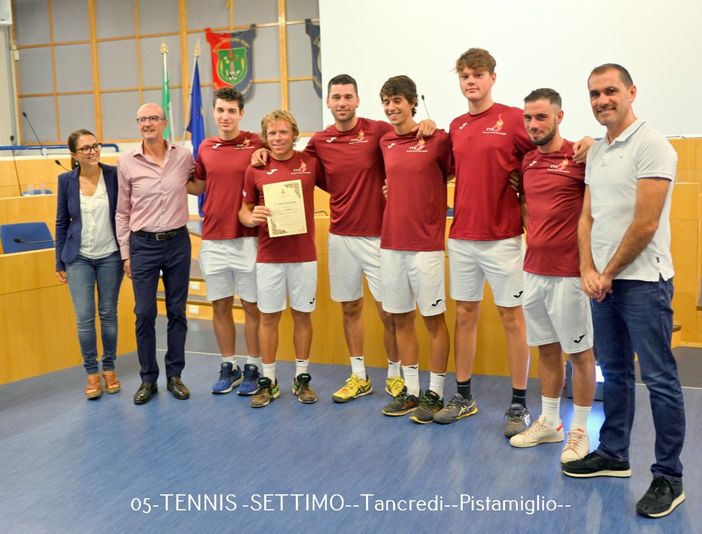 evento dedicato al tennis in Comune a Settimo Torinese