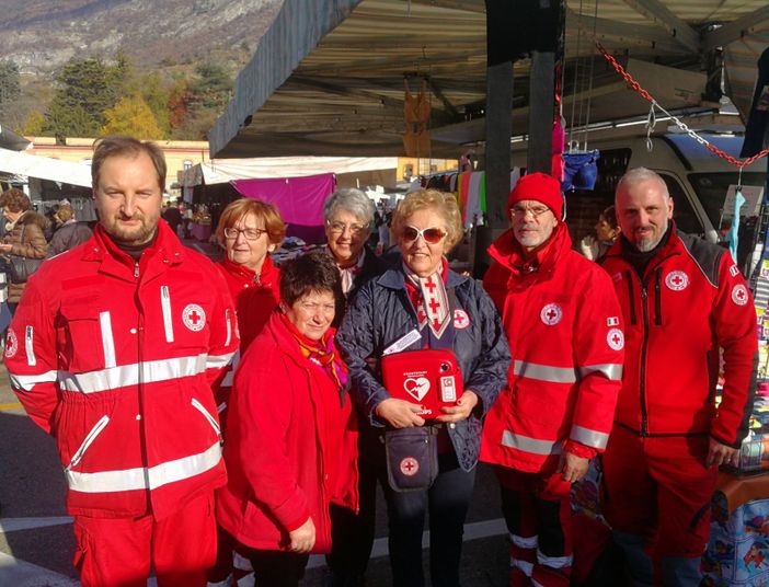 Nuovo defibrillatore per la Croce Rossa di Susa