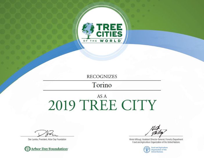 Torino inclusa tra le "Tree Cities of the World"
