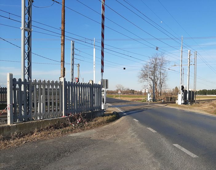 La sp139 di Airasca passaggio a livello La sp139 di Airasca passaggio a livello