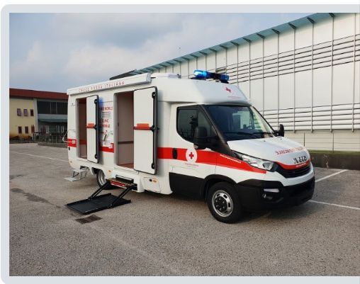 Unità mobile croce rossa