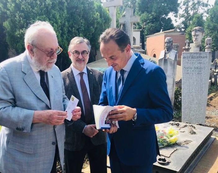 Alberto Cirio omaggia Mario Soldati, a vent'anni dalla morte