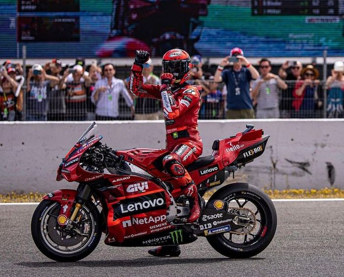 Foto tratta dl profilo Instagram di Pecco Bagnaia Foto tratta dl profilo Instagram di Pecco Bagnaia