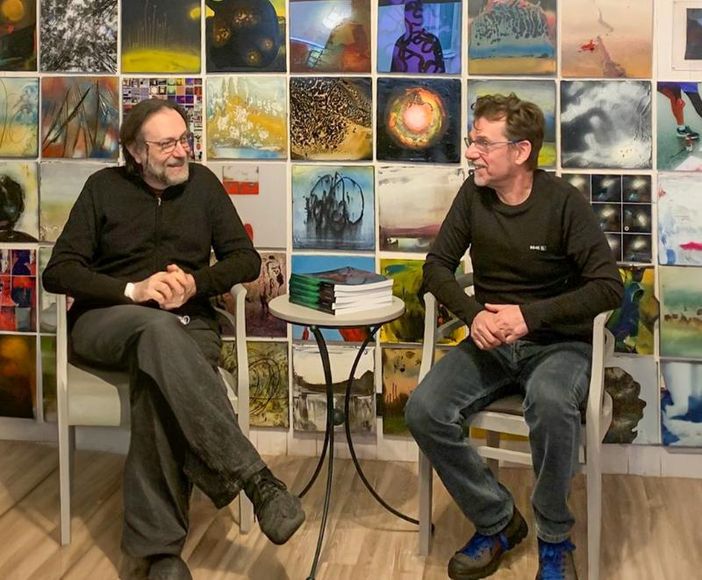 Da sinistra Patrizio Righero e Jean Paul Charles