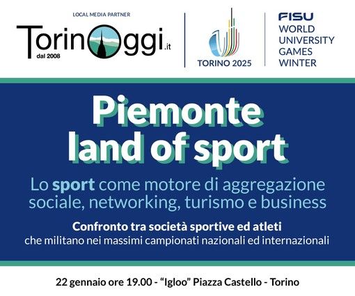 Piemonte Land of Sport: incontro per le Società Sportive Piemontesi e la Carta dello Sport