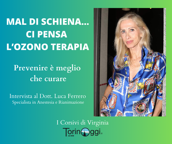 Mal di schiena? Ci pensa l'ozonoterapia