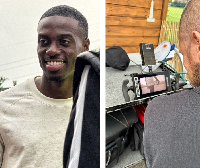 Pianezza, allo Stadio GSD Lascaris le riprese per lo spot di Verizon con Timothy Weah Pianezza, allo Stadio GSD Lascaris le riprese per lo spot di Verizon con Timothy Weah