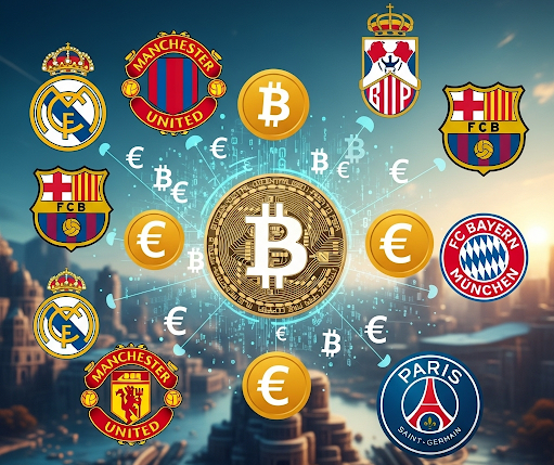 L’adozione delle criptovalute nei club calcistici europei per le transazioni in euro