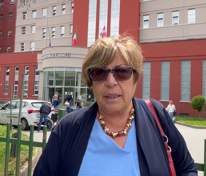 Maria Rita Cavallo, candidata alle elezioni regionali nella lista Cirio Presidente, con Enrico Delmirani