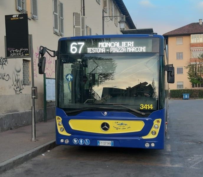 linea 67 capolinea moncalieri