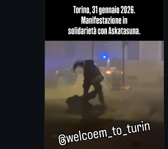 Il giorno dopo il corteo pro Askatasuna e i disordini